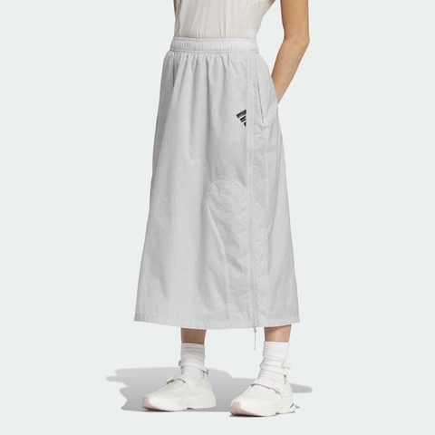 adidas阿迪达斯2025女子FUSTL W P SKRT梭织短裙JM4270