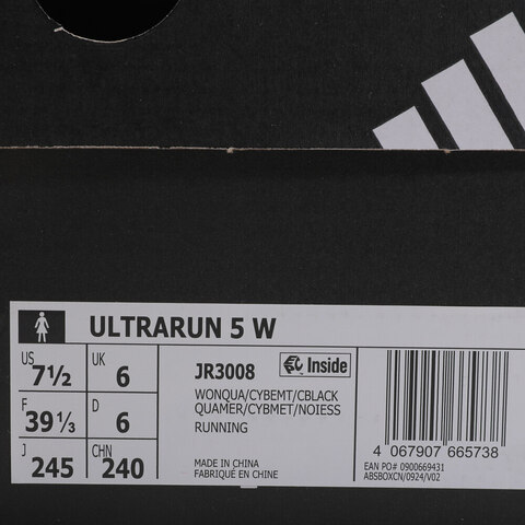 adidas阿迪达斯2025女子ULTRARUN 5 W跑步常规JR3008