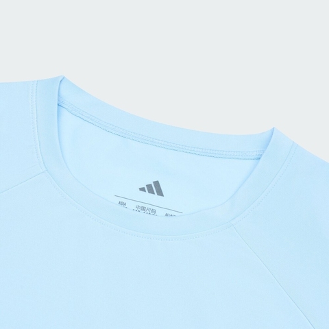 adidas阿迪达斯2025男大童SS T UNISEX针织无领短TKG3136