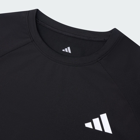 adidas阿迪达斯2025男大童SS T UNISEX针织无领短TKG3133