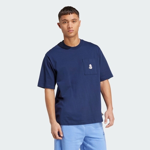 adidas阿迪达斯2025男子M DOG FTBALL T针织无领短TJL9236