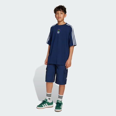 adidas阿迪达斯2025男大童CARGO SHORTS梭织短裤KD9833