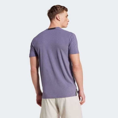 adidas阿迪达斯2025男子D4T TEE针织无领短TJX3289