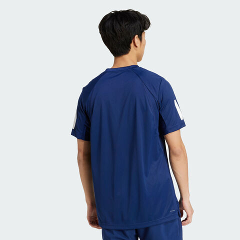 adidas阿迪达斯2025男子CLUB 3STR TEE针织无领短TJN5730