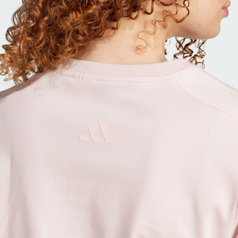 adidas阿迪达斯2025女子W CAT T针织无领短TJV8514