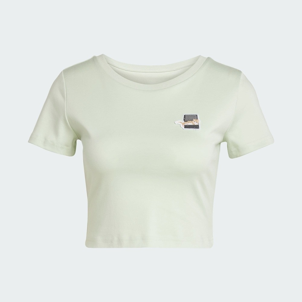 adidas阿迪达斯2025女子W CAT T 2针织无领短TJV8513