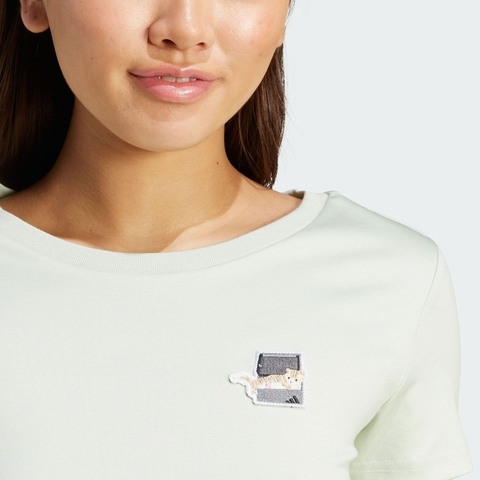 adidas阿迪达斯2025女子W CAT T 2针织无领短TJV8513