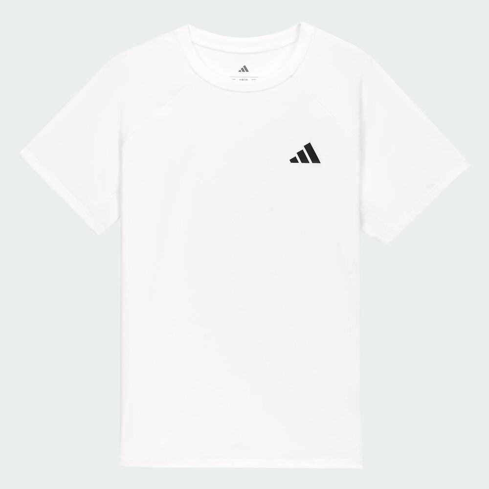 adidas阿迪达斯2025男大童SS T UNISEX针织无领短TKG3134