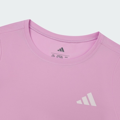 adidas阿迪达斯2025女大童SS T GIRL针织无领短TKG3140