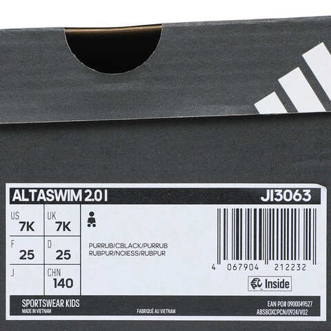 adidas阿迪达斯2025男婴童ALTASWIM 2.0 I游泳童装JI3063