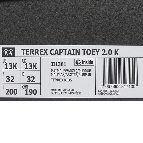 adidas阿迪达斯2025女小童TERREX CAPTAIN TOEY 2.0 K游泳童装JI1361