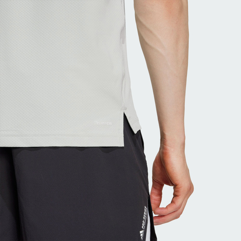 adidas阿迪达斯2025男子GYM+ 3S TEE针织无领短TJW9662