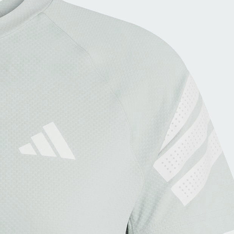 adidas阿迪达斯2025男子GYM+ 3S TEE针织无领短TJW9662