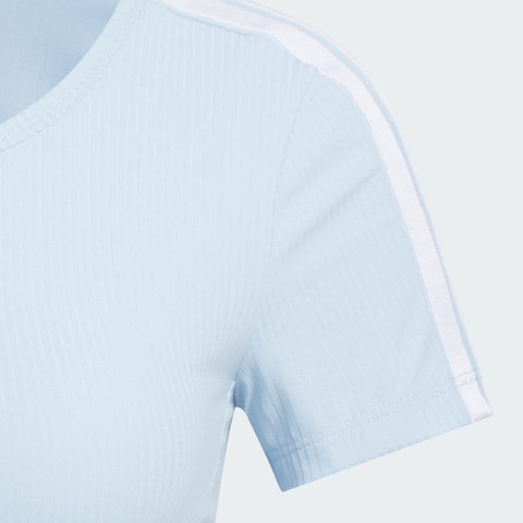 adidas阿迪达斯2025女子DANCE TEE4针织无领短TKE5792