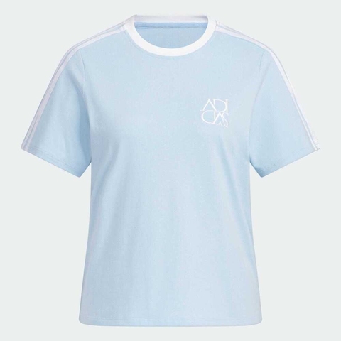 adidas阿迪达斯2025女子DANCE TEE2针织无领短TKE9099