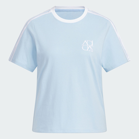 adidas阿迪达斯2025女子DANCE TEE2针织无领短TKE9099