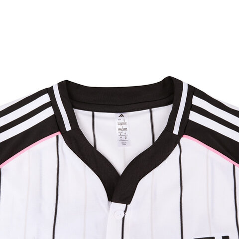 adidas阿迪达斯2025男子JUVE US SHIRT针织无领短TJM9458