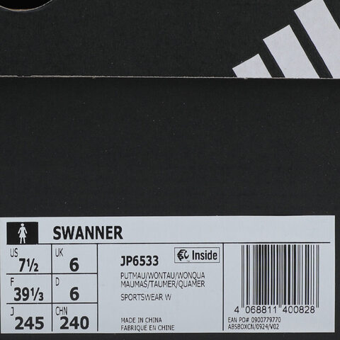adidas阿迪达斯2025女子SWANNERSPW FTW-跑步JP6533