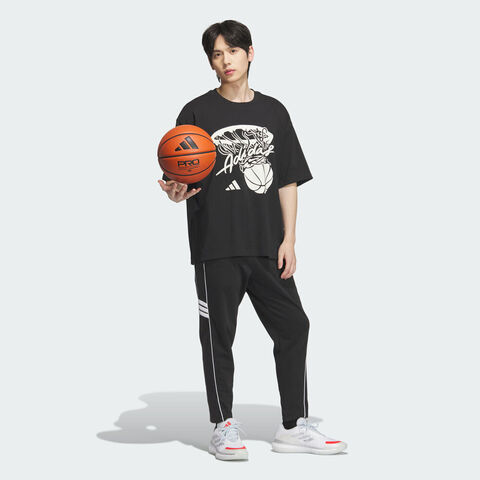 adidas阿迪达斯2025中性HOT SHOT TEE针织无领短TKD4293