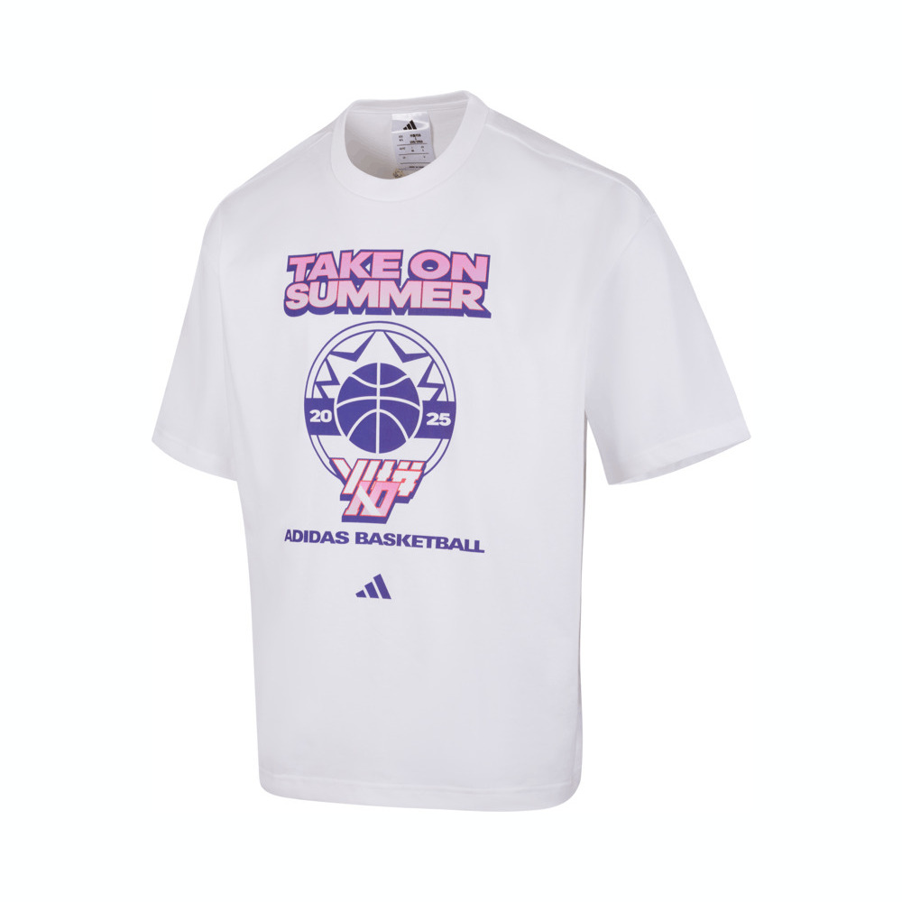 adidas阿迪达斯2025男子BB TOS TEE针织无领短TKR5539