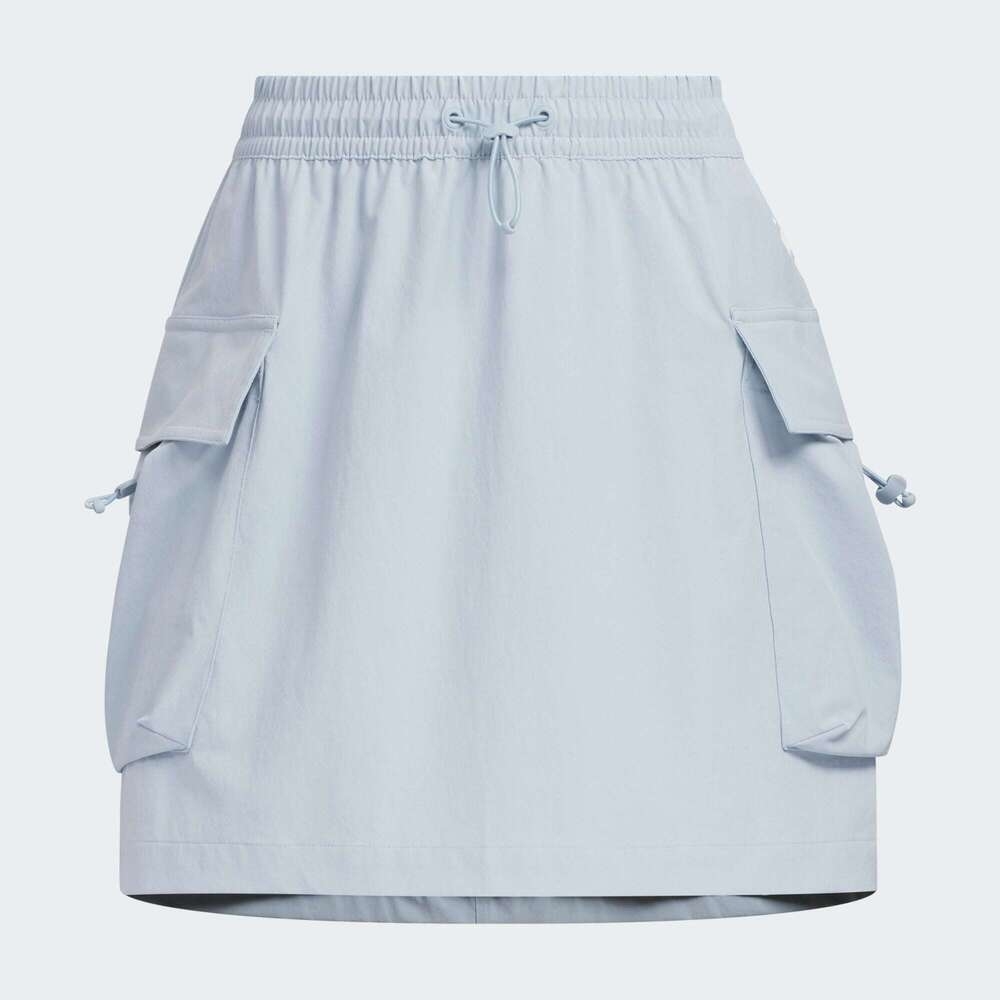 adidas阿迪达斯2025女子FUSTL W CAR SKT梭织短裙KC3775