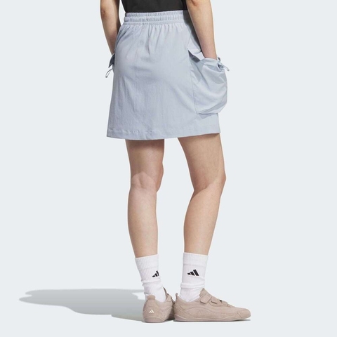 adidas阿迪达斯2025女子FUSTL W CAR SKT梭织短裙KC3775