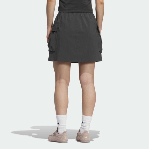 adidas阿迪达斯2025女子FUSTL W CAR SKT梭织短裙KC3772