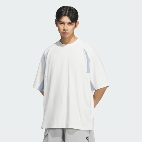 adidas阿迪达斯2025男子FUSTL P TEE SS针织无领短TKB4621