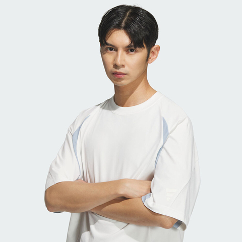 adidas阿迪达斯2025男子FUSTL P TEE SS针织无领短TKB4621