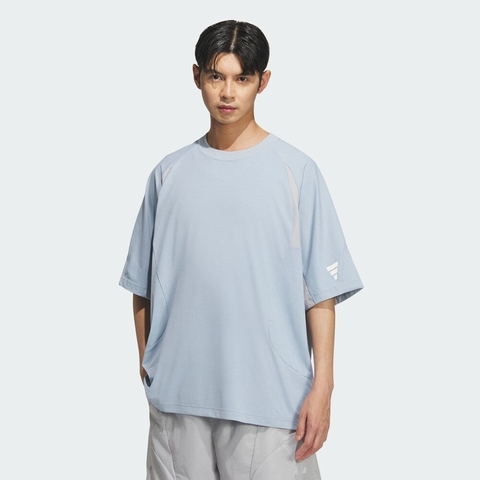 adidas阿迪达斯2025男子FUSTL P TEE SS针织无领短TKB4622