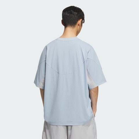 adidas阿迪达斯2025男子FUSTL P TEE SS针织无领短TKB4622