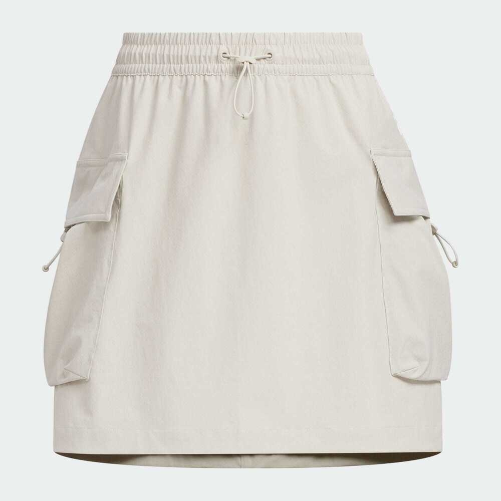 adidas阿迪达斯2025女子FUSTL W CAR SKT梭织短裙KC3774