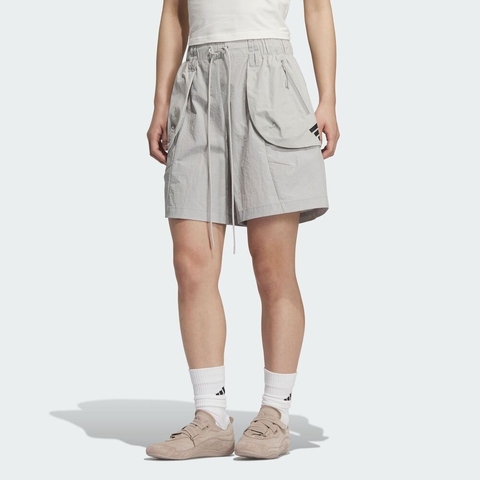 adidas阿迪达斯2025女子FUSTL WV SHORT梭织短裤KE9577