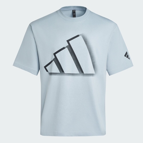 adidas阿迪达斯2025男子FUSTL GFX TEE 2针织无领短TKF6202