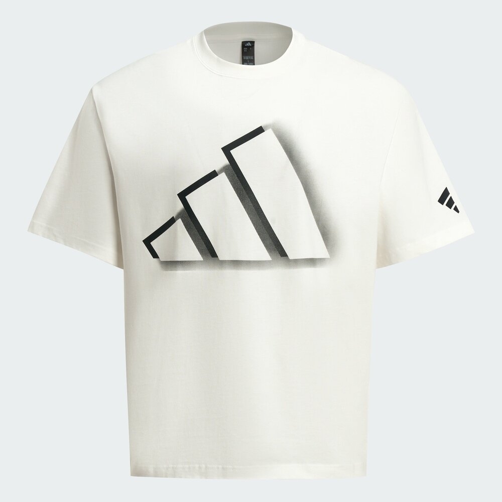 adidas阿迪达斯2025男子FUSTL GFX TEE 2针织无领短TKF6201