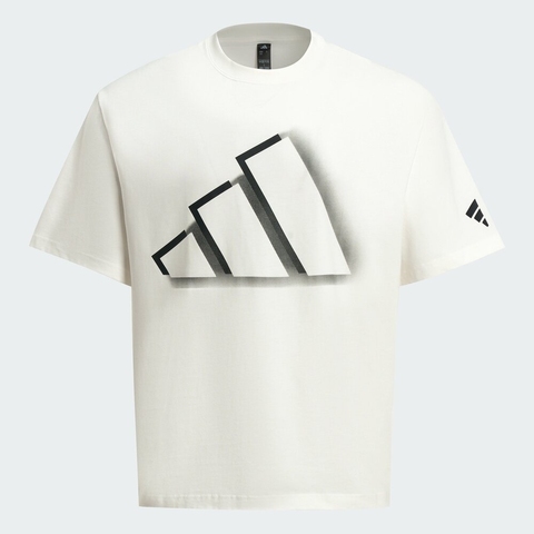 adidas阿迪达斯2025男子FUSTL GFX TEE 2针织无领短TKF6201