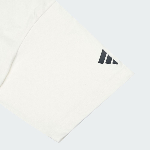 adidas阿迪达斯2025男子FUSTL GFX TEE 2针织无领短TKF6201