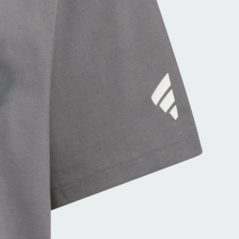 adidas阿迪达斯2025男子FUSTL M GFX TEE针织无领短TKB5950