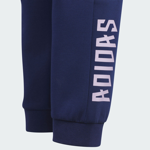 adidas阿迪达斯2025女小童LK BTS KN PANT针织长裤KC5990