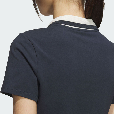 adidas阿迪达斯2025女子MS SS POLO针织有领短TKC0076