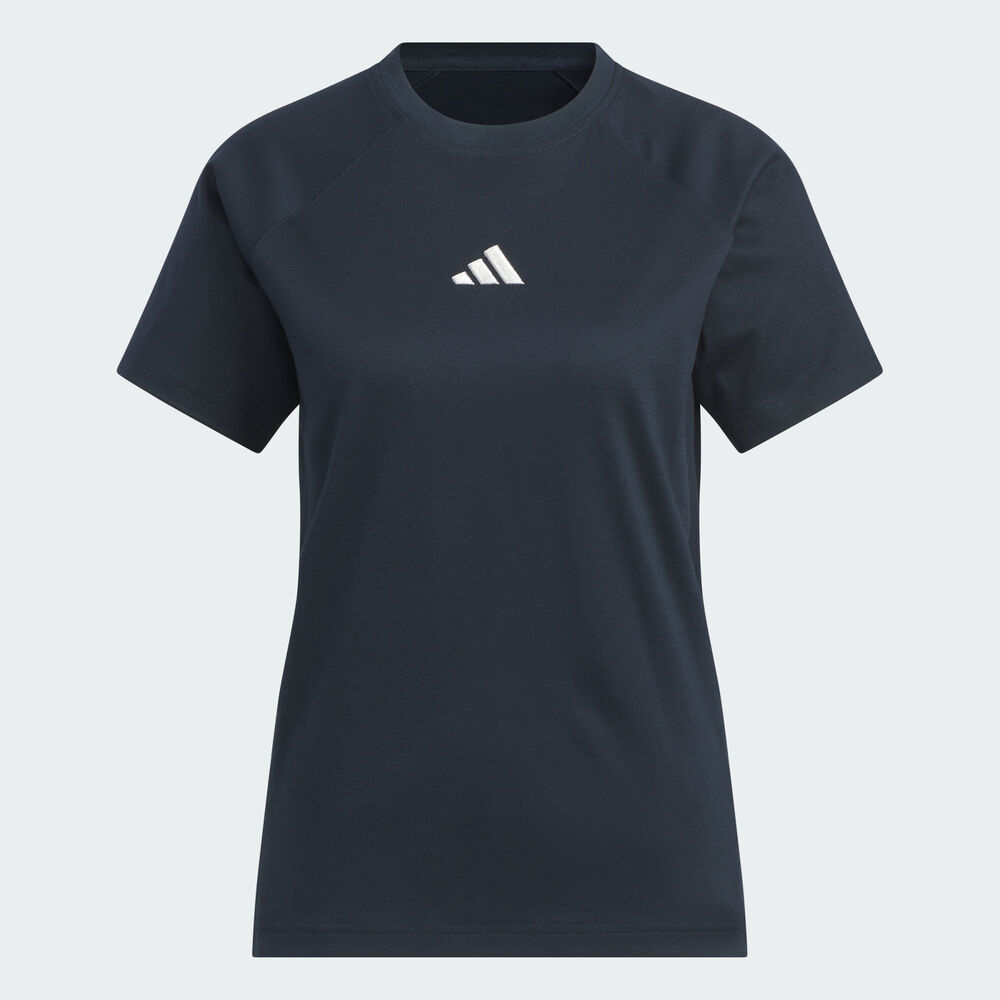 adidas阿迪达斯2025女子SS TEE针织无领短TKC0089