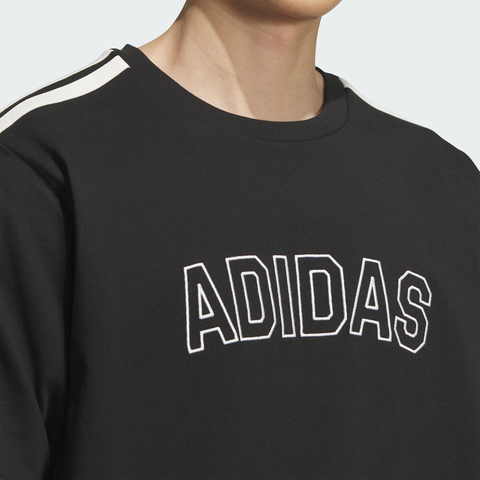 adidas阿迪达斯2025男子ST SPORTS TEE针织无领短TKB9135