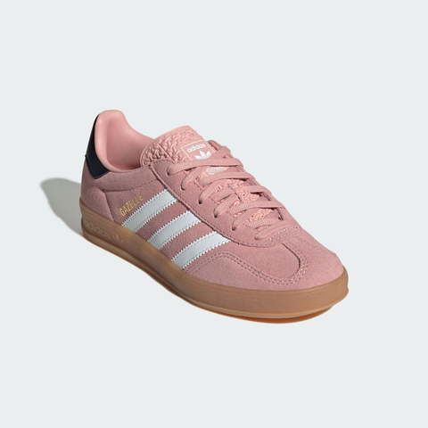 adidas阿迪达斯2025女大童GAZELLE INDOOR J三叶草童装JP8763