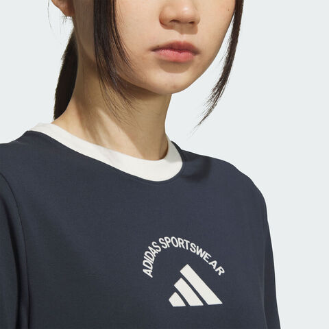 adidas阿迪达斯2025女子MS SS TEE针织无领短TKC0059