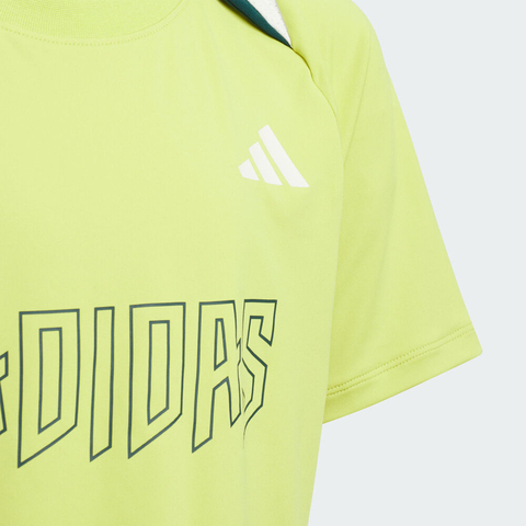 adidas阿迪达斯2025男小童LK BTS TEE SS针织无领短TKF4953