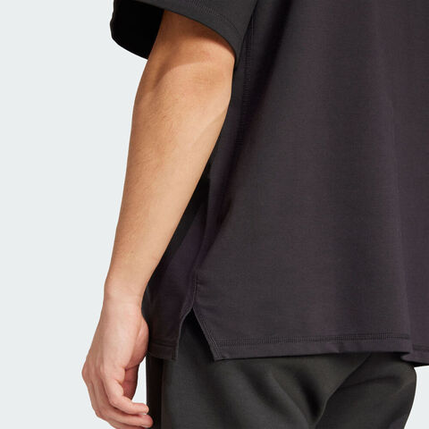 adidas阿迪达斯2025男子D4T X TEE针织无领短TJN3669