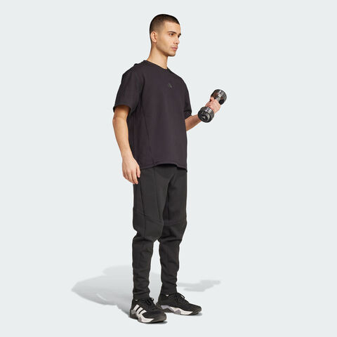 adidas阿迪达斯2025男子D4T X TEE针织无领短TJN3669