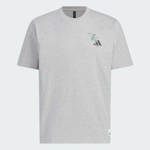 adidas阿迪达斯2025男子GFX SPORTS TEE3针织无领短TKC5320