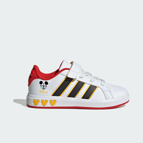adidas阿迪达斯2025男小童GRAND COURT MICKEY EL K男训童装JQ8067