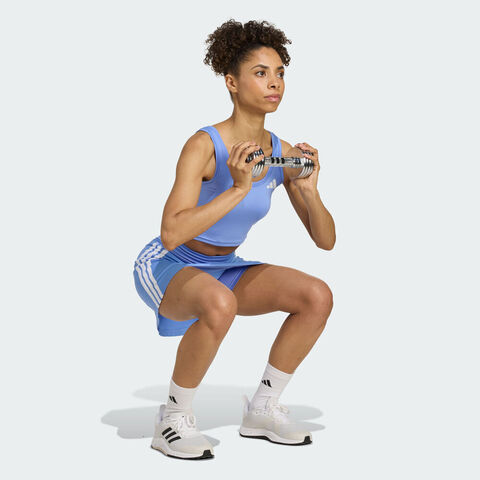 adidas阿迪达斯2025女子WE 3S SKORT针织短裙JY2161